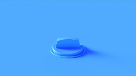 Image de bouton bleu sur fond bleu pour représenter la simplicité d'utilisation du service Carcolis.